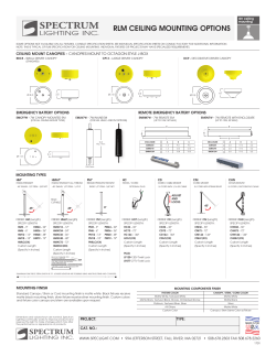 Ceiling Mount - Spectrum Lighting