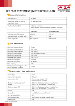KFS - Motorcycle Loan