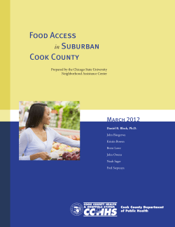 Food Access Cook County - Cook County Department of Public Health