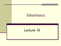 Inheritance