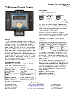 VL9 Encoded Remote Totalizer - Follin Flo