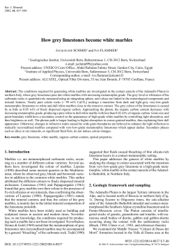 How grey limestones become white marbles