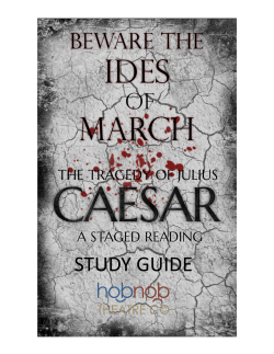 study guide - hobnob theatre co