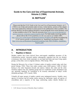 Guide to the Care and Use of Experimental Animals Volume 2 1984