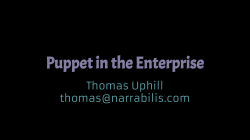 Puppet in the Enterprise