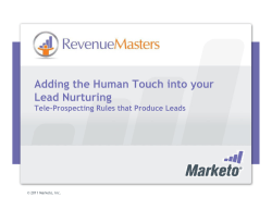 Adding the Human Touch into your Lead Nurturing