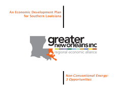 Non-Conventional Energy Plan