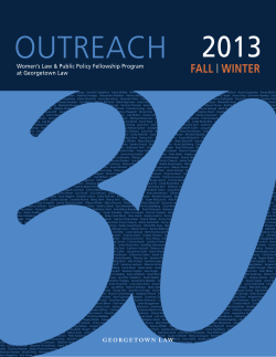 Fall 2013 - Georgetown Law