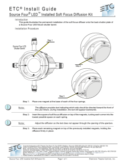 Source Four LED Installed Soft Focus Diffusion Kit