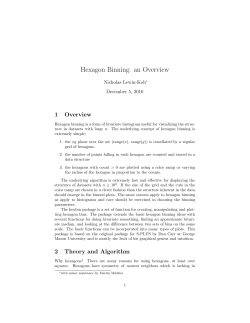 Hexagon Binning