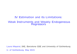 Detecting Weak Instruments.