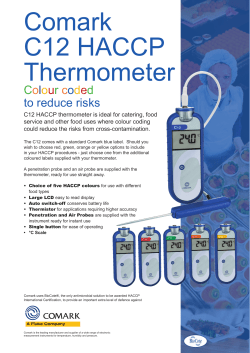 Comark C12 HACCP Thermometer