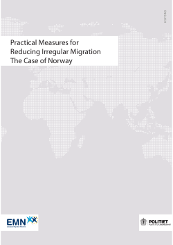 Practical measures for reducing irregular migration