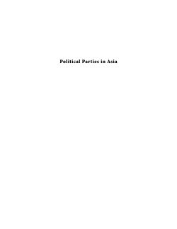 Political Parties in Asia - National Democratic Institute