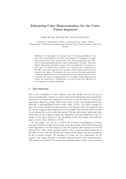 Enhancing Color Representation for the Color Vision Impaired