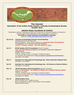 Calumet Newsletter – October 2015