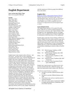 Creative and Professional Writing