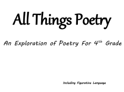 Poetry Presentation