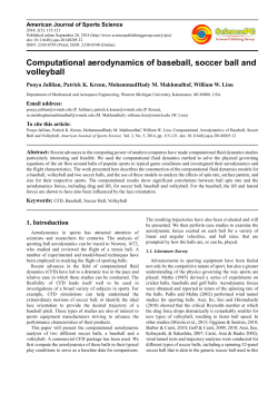 Computational aerodynamics of baseball, soccer ball and volleyball