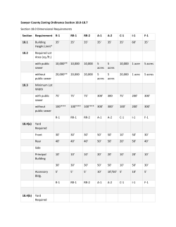 County Zoning Ordiance Section 18