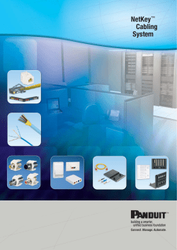 NetKey&trade; Cabling System