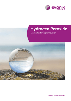 Hydrogen peroxide brochure