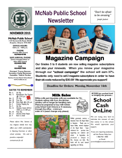 November 2015 - McNab Public School