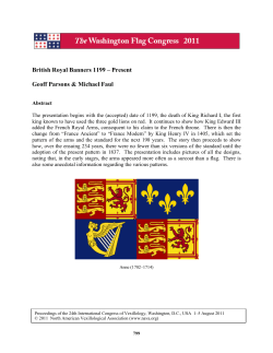 British Royal Banners 1199&ndash;Present