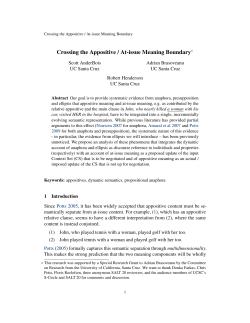 Crossing the Appositive / At-issue Meaning Boundary