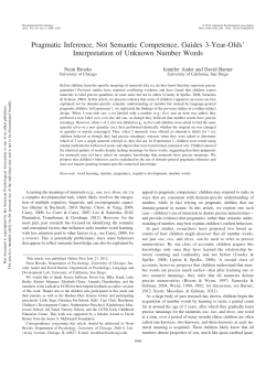 Pragmatic Inference, Not Semantic Competence