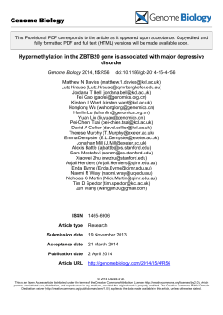 Genome Biology