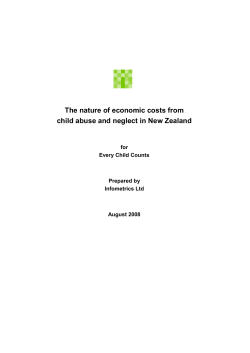 The nature of economic costs from child abuse and