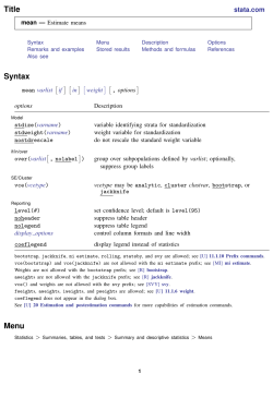 mean - Stata