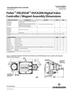 Fisher&trade; FIELDVUE&trade; DVC6200 Digital Valve Controller