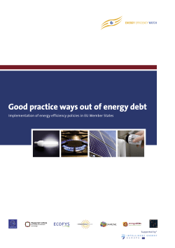 Good practice ways out of energy debt