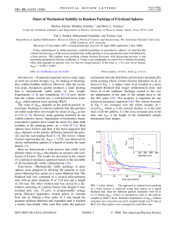 Onset of mechanical stability in random packings of frictional spheres