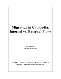 Migration in Cambodia