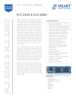 M.2 SATA Value Series Product Overview