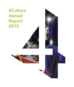 4Culture Annual Report 2015
