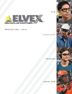 EYE HEAD/FACE HEARING CHAIN SAW PROTECTION