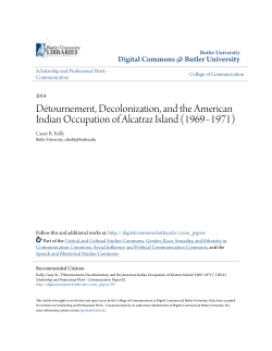 D&eacute;tournement, Decolonization, and the American Indian Occupation
