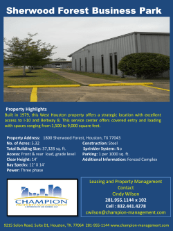 1800 Sherwood Forest - Champion Property Management