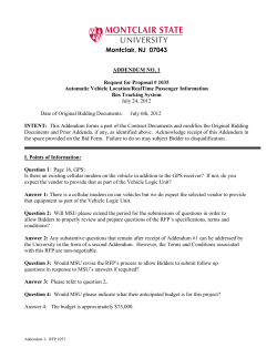 Montclair, NJ 07043 - Montclair State University