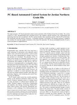 PC-Based Automated Control System for Jordan Northern Grain Silo