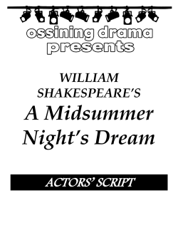 actors` script - ossiningdrama