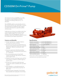 CD500M Dri-Prime&reg; Pump