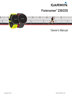 Forerunner&reg; 230/235