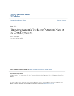 "True Americanism": The Rise of America`s Nazis in the