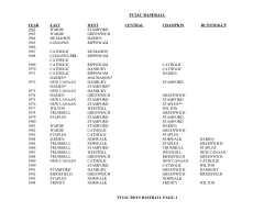 FCIAC BASEBALL