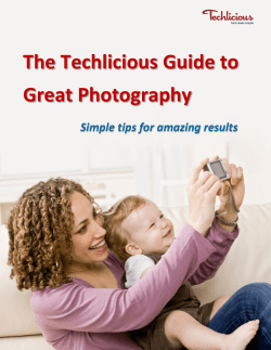 The Techlicious Guide to Great Photography